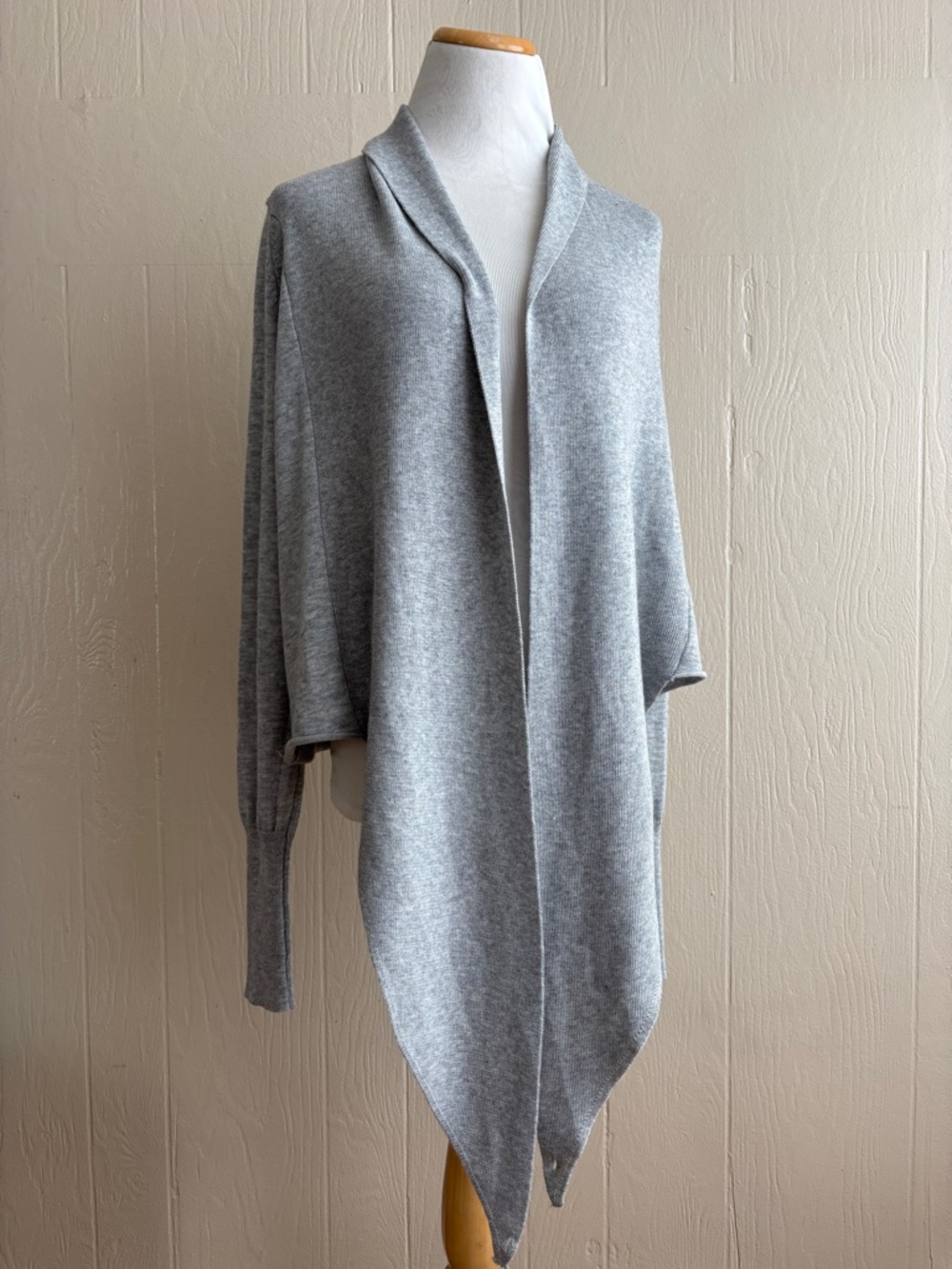 Mystree Soft Cozy Wool Blend Multiway Open Sweater Cardigan - Picture 9 of 12